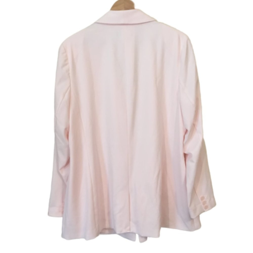 Lane Bryant Tailored Stretch Blazer in Pale Pink - Picture 6 of 8